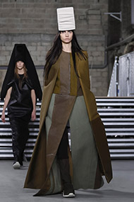 TINA VESHAGURI FOR Rick Owens PARIS FW 2017