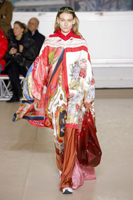 ELENA ZINCHENKO FOR MARINE SERRE F/W 2018 PARIS