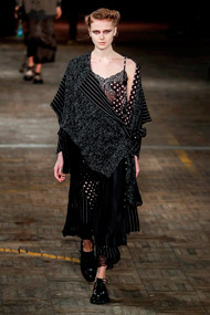 ALEXANDRA BELOVA FOR ANTONIO MARRAS F/W 2018 MILAN